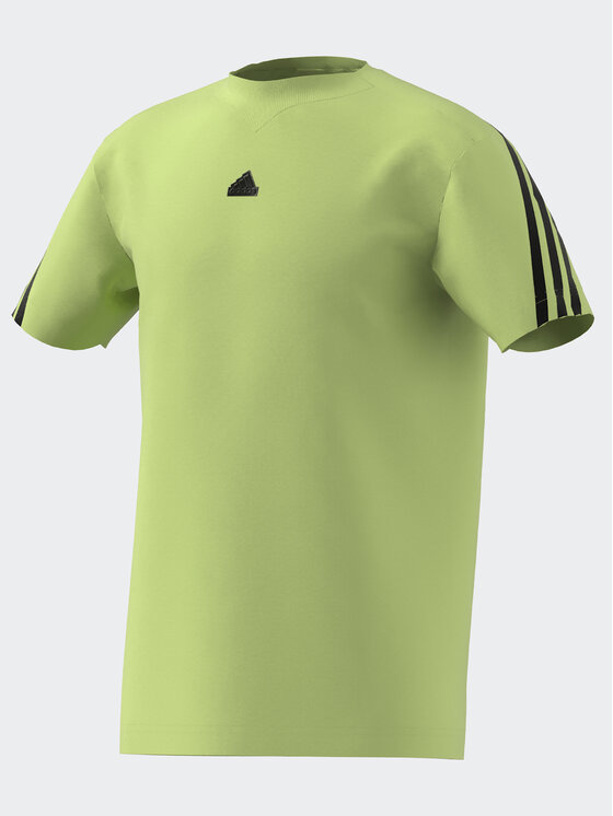 T shirt adidas 3 hotsell stripes vert