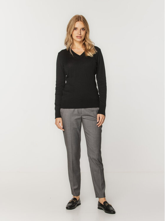 Willsoor Willsoor Sweter 88442 Czarny Regular Fit