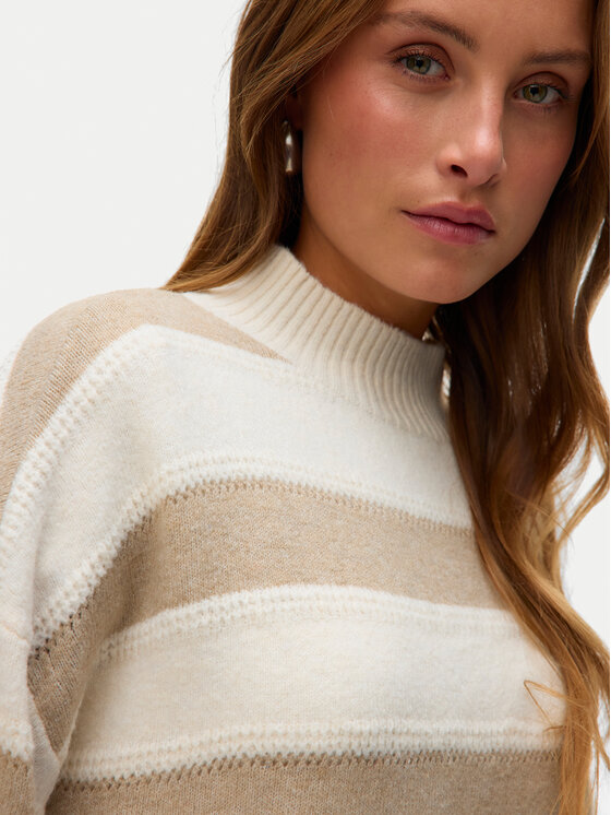 Vero Moda Vero Moda Svetr Inez 10331538 Béžová Regular Fit