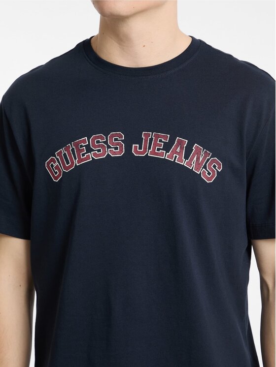 Guess Jeans Guess Jeans T-Shirt 171441 Niebieski Classic Fit