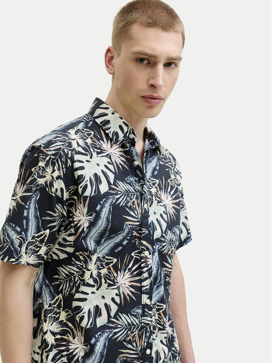 Jack & Jones Jack & Jones Koszula Honolulu 12289667 Czarny Regular Fit