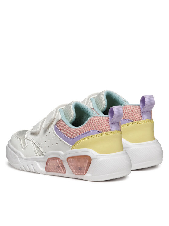 Geox Geox Sneakersy J Illuminus J55HPA 014BU C0653 M Biela