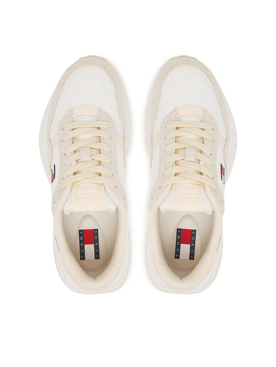 Tommy Jeans Tommy Jeans Sportcipők Modern Runner Mix EN0EN03100 Fehér