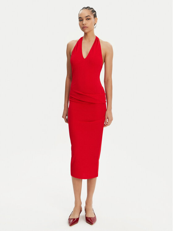 JACQUEMUS JACQUEMUS Koktel haljina 25E251DR232-1026 Crvena Regular Fit