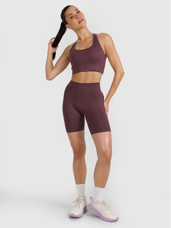 4F 4F Kolarki MULTI ACTIVE Brązowy Slim Fit