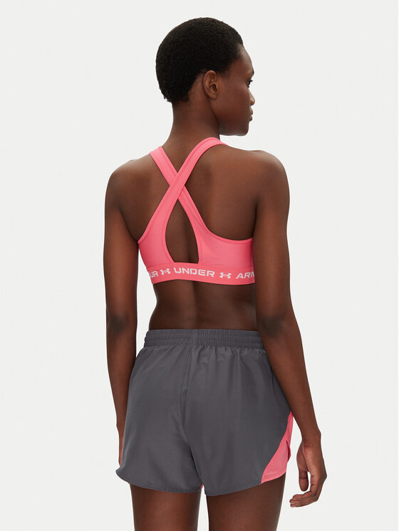 Under Armour Under Armour Спортивний бюстгальтер Crossback Mid Bra 1361034 Рожевий
