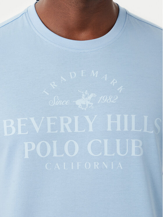 Beverly Hills Polo Club Beverly Hills Polo Club Póló M1303 Világoskék Regular Fit