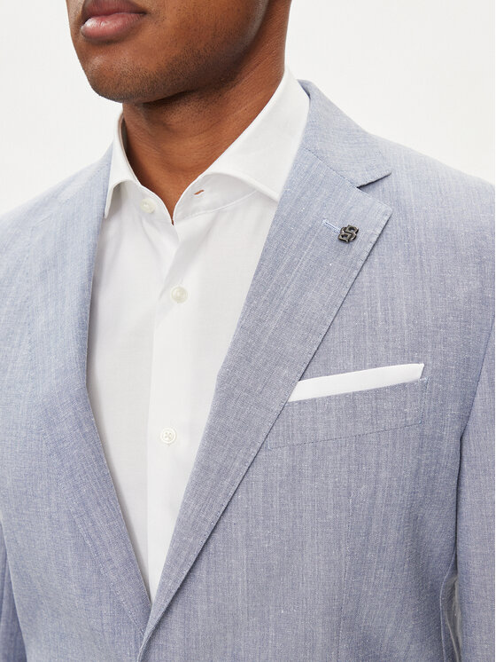 BOSS Boss Švarkas H-Hutson-233 50514605 Mėlyna Slim Fit