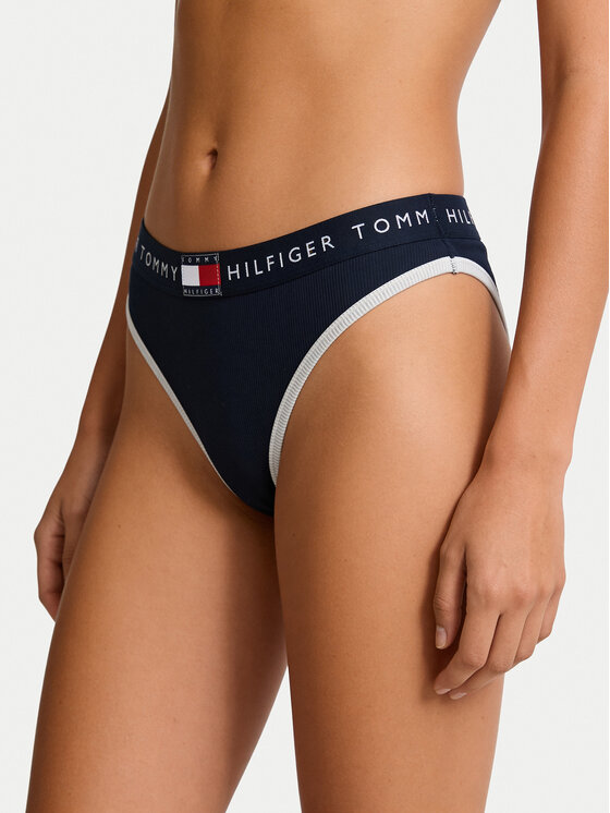 Tommy Hilfiger Tommy Hilfiger Stringtanga UW0UW06581 Dunkelblau