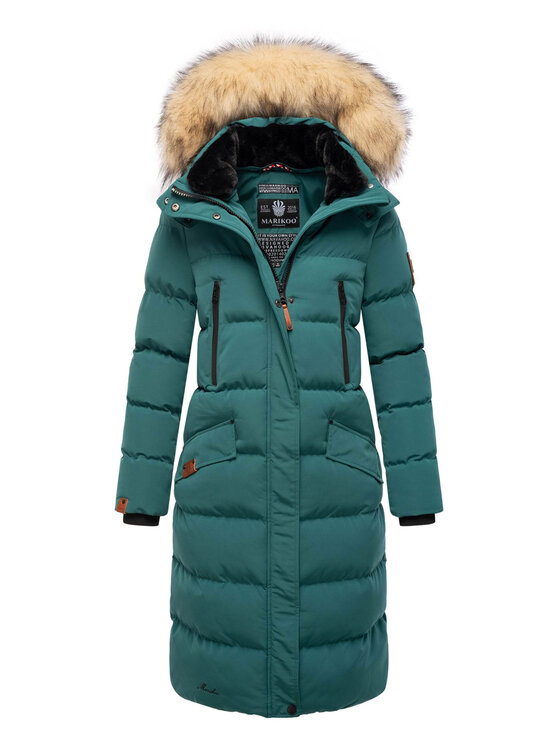Marikoo Marikoo Kurtka zimowa Schneesternchen Zielony Regular Fit
