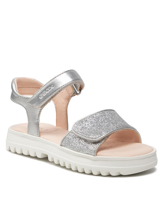 Geox Geox Sandale J S.Coralie G. B J256EB 0NFEW C1007 S Srebrna