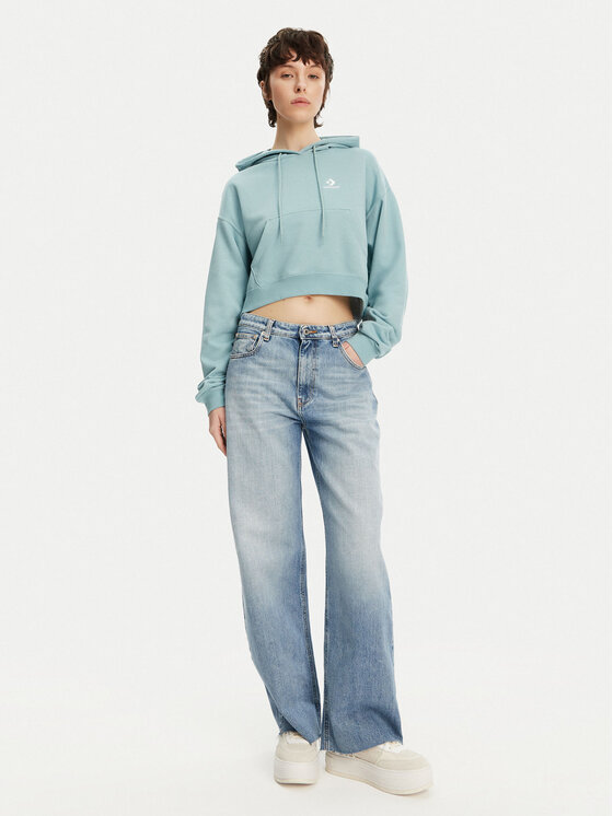 Converse Converse Sweatshirt Chuck Taylor 10027616-A03 Blau Boxy Fit