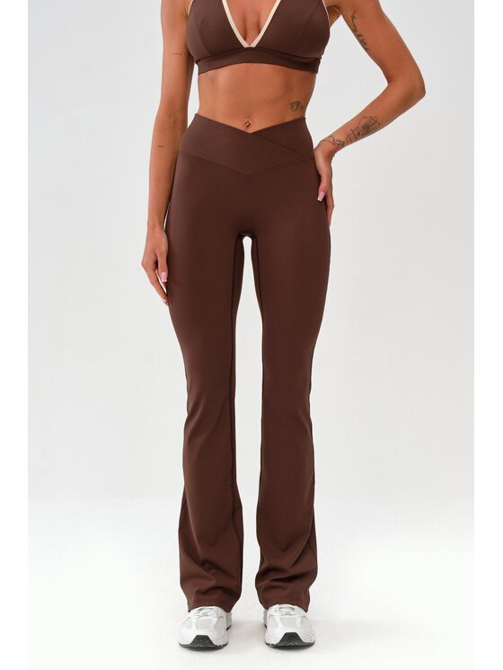 ROUGH RADICAL ROUGH RADICAL Legginsy MOCHA ACTIVE Brązowy Slim Fit
