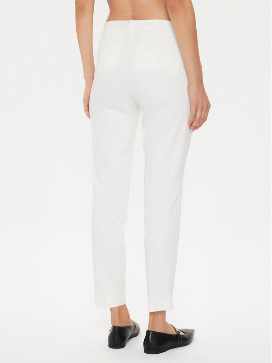 Sisley Sisley Pantaloni di tessuto 4GV3L5AH6 Écru Regular Fit