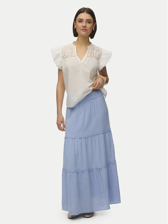 Vero Moda Vero Moda Majica Line 10347292 Bijela Regular Fit