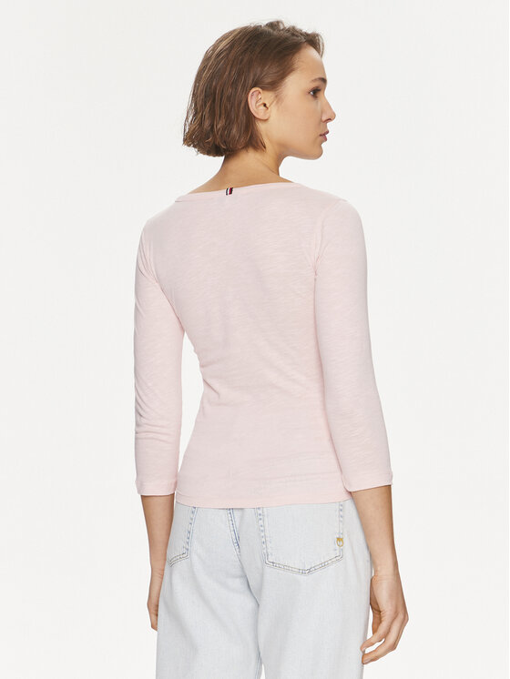Tommy Hilfiger Tommy Hilfiger Bluse WW0WW37861 Rosa Slim Fit