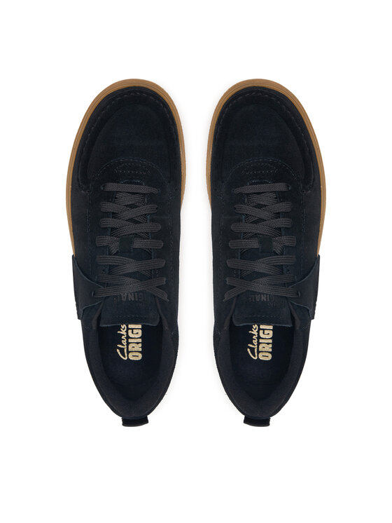 Clarks Clarks Sneakersy Boxbee Lace. 26328114 Czarny
