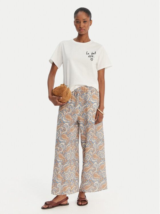 Weekend Max Mara Weekend Max Mara T-shirt Bora 2615971042 Bianco Regular Fit