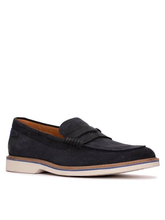 Clarks Clarks Lordsy Atticus LTSlip 26172441 Tmavomodrá