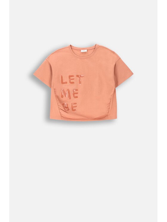 Dziecięcy T-Shirt Coccodrillo, Rozmiar 164, Różowy, ZC4143201RGJ-033