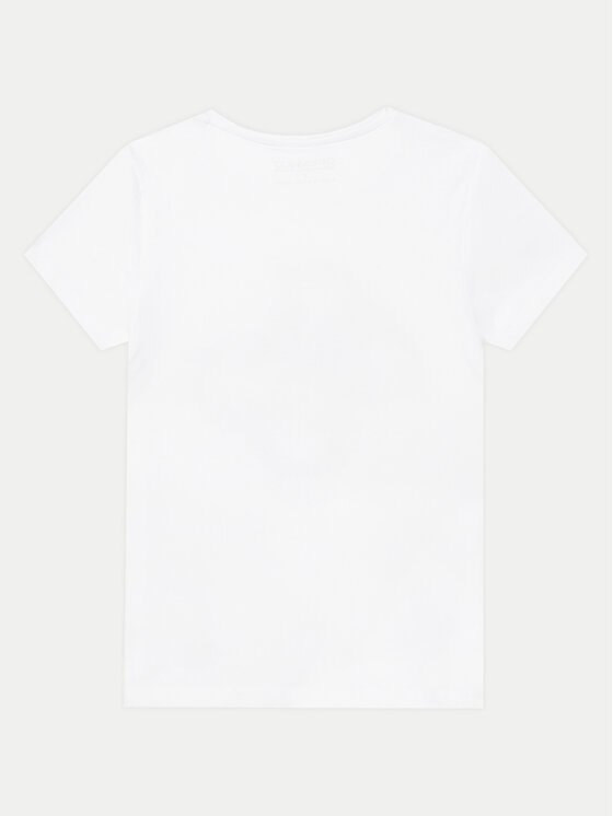 Guess Guess T-krekls J5GI02 K6YW4 Balts Regular Fit