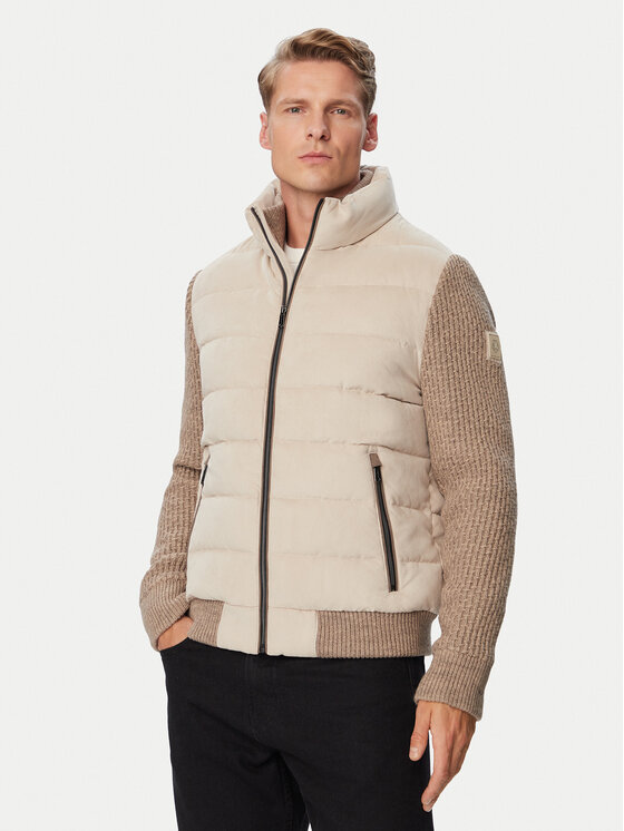 Milestone Milestone Преходно яке MS Dean 630372 11165 Светлобежов Regular Fit