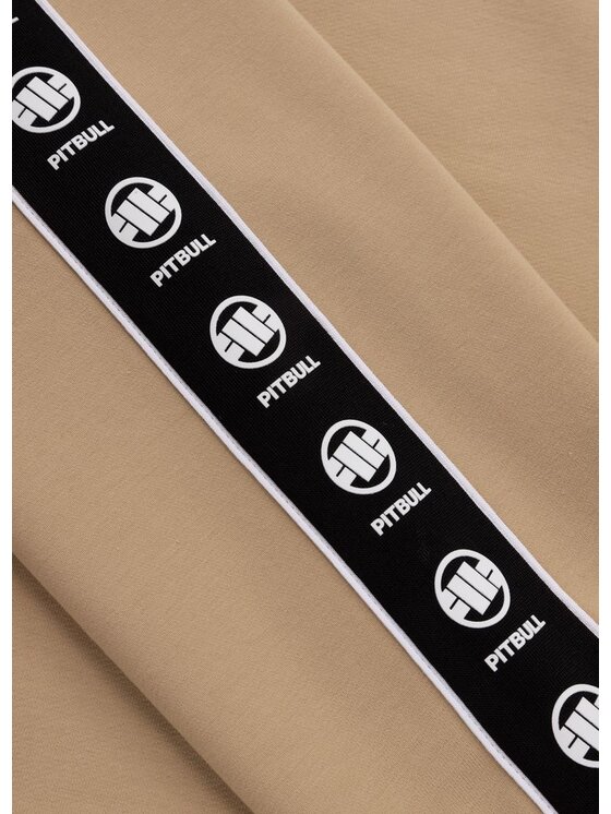 PITBULL PITBULL Bluza Bluza męska rozpinana z kapturem TAPE NUGGET L Beżowy Regular Fit