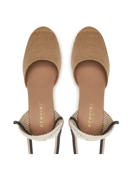 Genuins Genuins Espadrillid Zeland Canvas G105908 Beež