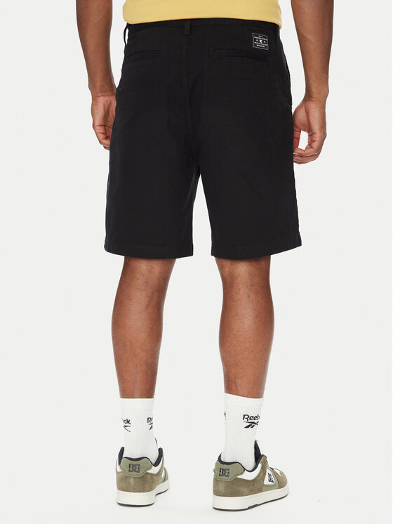 DC DC Pantaloncini di tessuto Worker Relaxed ADYWS03087 Nero Regular Fit