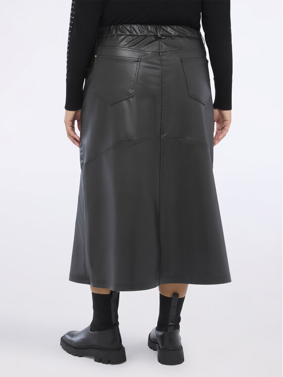Fiorella Rubino Fiorella Rubino Gonna midi 1307L000501N033 Nero Regular Fit