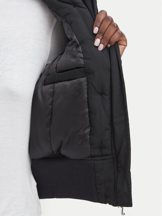 Juicy Couture Juicy Couture Geacă de iarnă JCOIJ226553 Negru Regular Fit