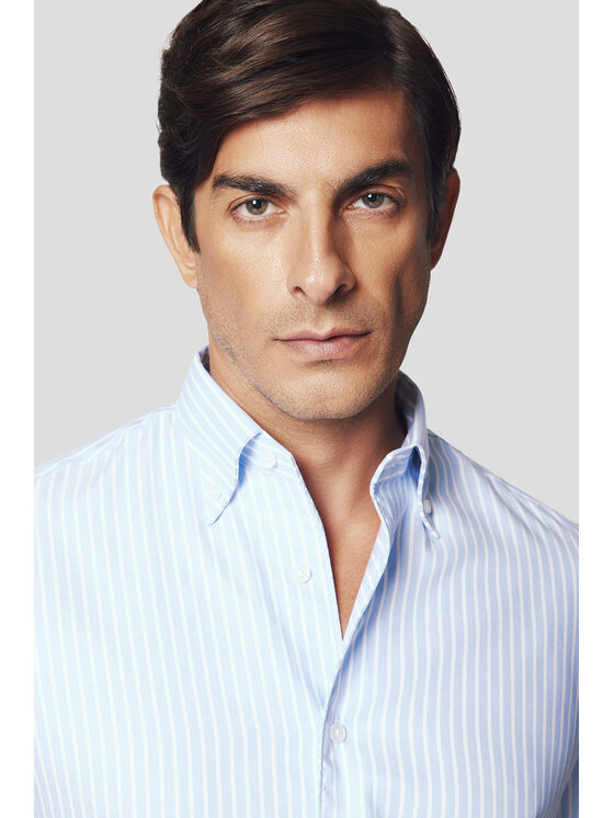 Lancerto Lancerto Koszula Svea KO073224000025 Niebieski Slim Fit