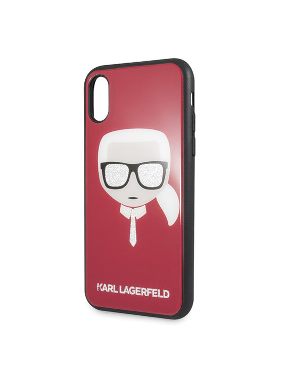KARL LAGERFELD KARL LAGERFELD Etui na telefon iPhone X/ Xs Czerwony