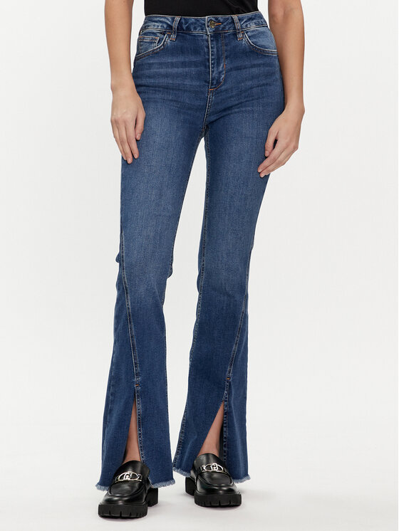 Liu Jo Jeans Hlače UA4128 D4871 Modra Bottom Up Fit