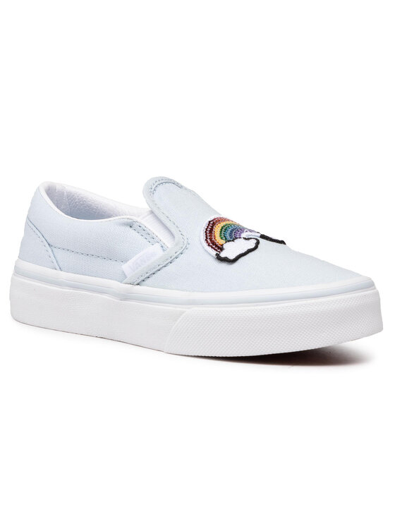 vans slip on blu