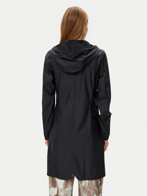 Rains Rains Μπουφάν αδιάβροχο 12050 Μαύρο Regular Fit