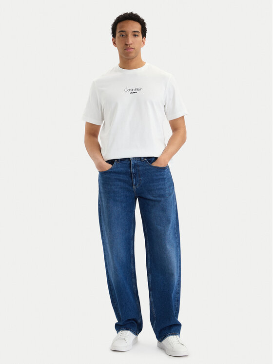 Calvin Klein Jeans Calvin Klein Jeans Póló LV04RB824G Fehér Regular Fit