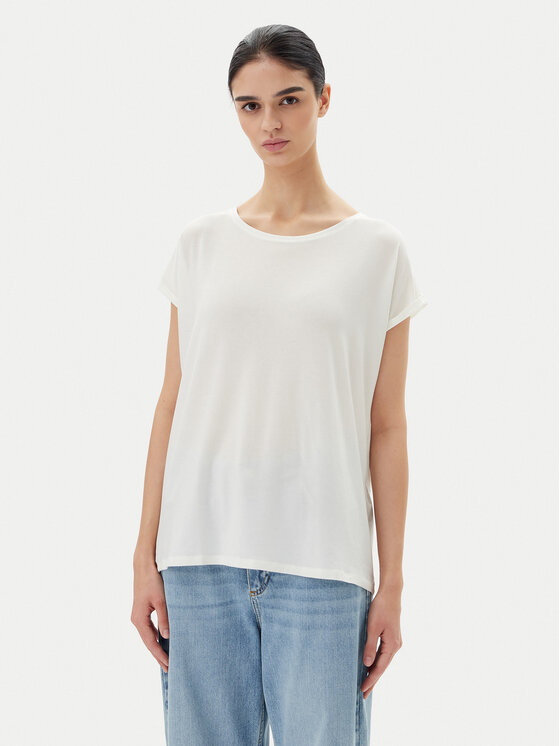 Vero Moda Tricou Ava 10284468 Alb Regular Fit