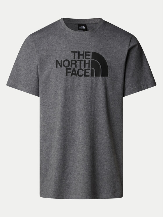 The North Face The North Face T-Shirt Easy NF0A8A6C Szary Regular Fit