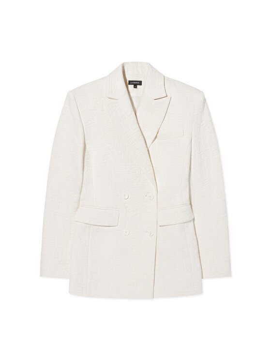 La Mania La Mania Giacca da abito BIANCA MARYNARKA Bianco Classic Fit