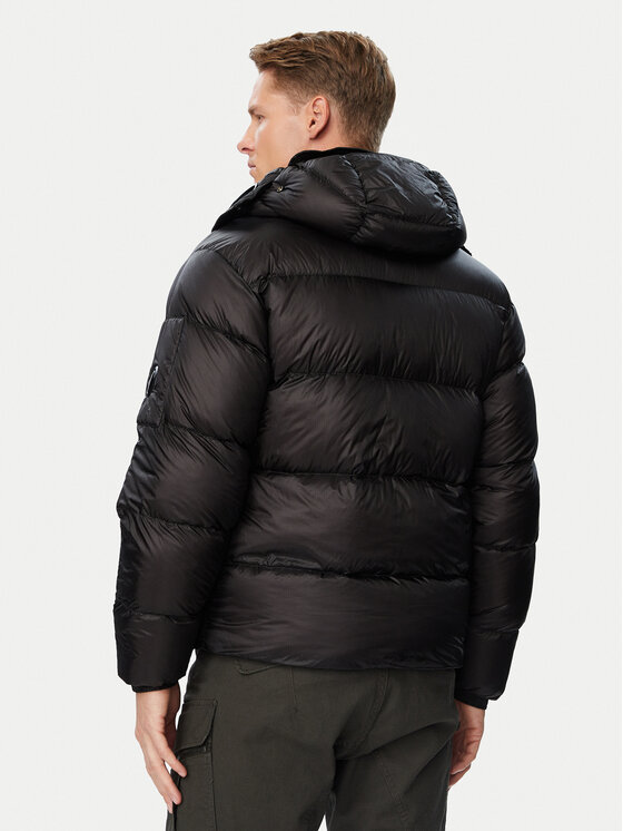 C.P. Company C.P. Company Vatovaná bunda 21CMOW215A110416A Čierna Regular Fit