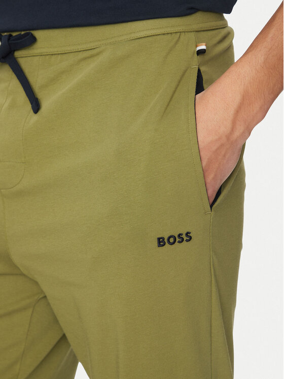 BOSS BOSS Donji dio trenerke Mix&Match 50515305 Zelena Regular Fit