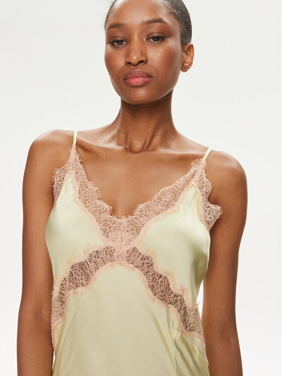 Herskind Herskind Cocktail obleka Jonathan 5172370 Rumena Regular Fit