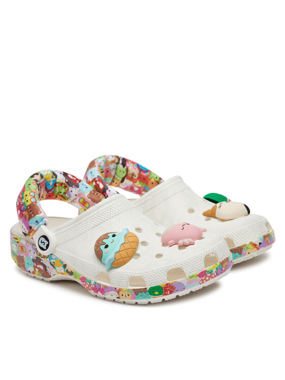 Crocs Crocs Şlapi Classic Squishmallows Clog 210216 Alb