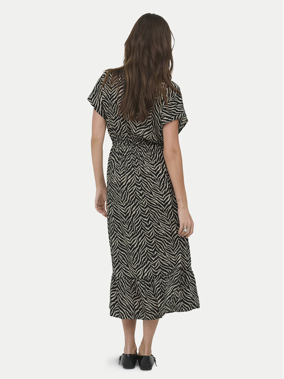 ONLY ONLY Každodenní šaty Zilla Adele 15357778 Černá Regular Fit