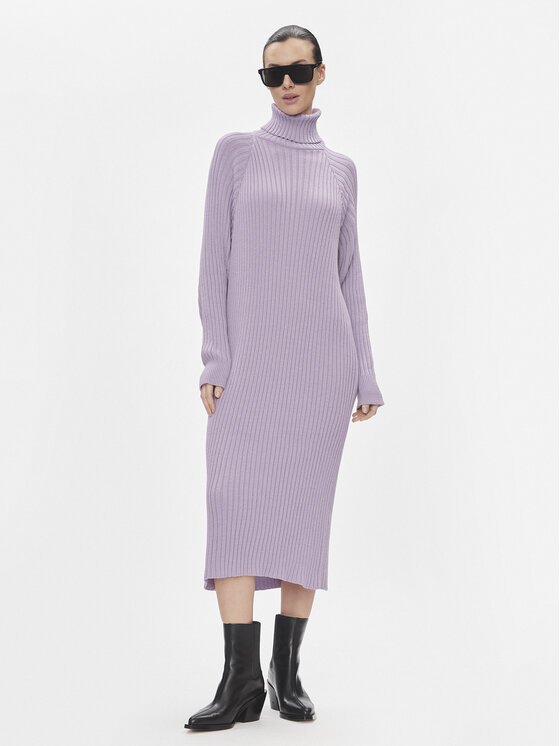 YAS YAS Rochie tricotată Mavi 26028660 Violet Regular Fit