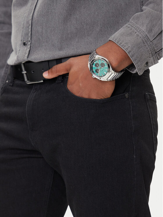 Fossil Fossil Karóra Everett Chronograph FS6117 Ezüst