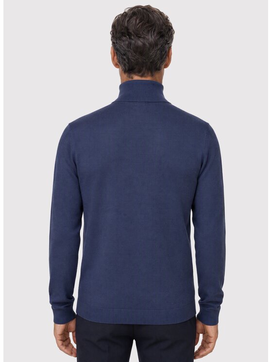 Pako Lorente Pako Lorente Sweter P26WN-2X-016 Granatowy Classic Fit