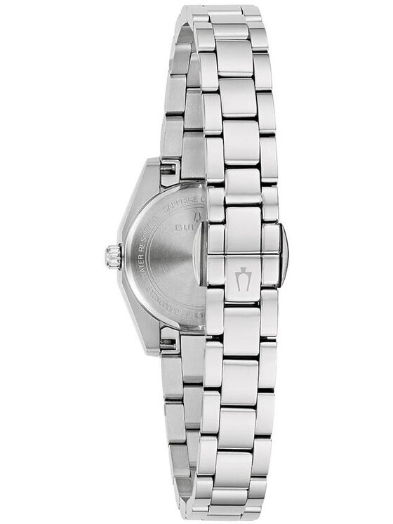 Bulova Bulova Zegarek 96L345 Srebrny