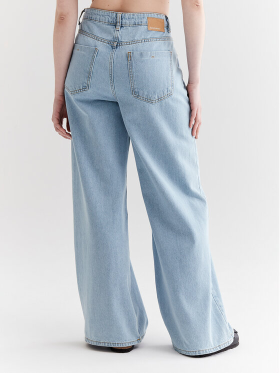 Jeans Cartagena Blu Wide Low-Rise